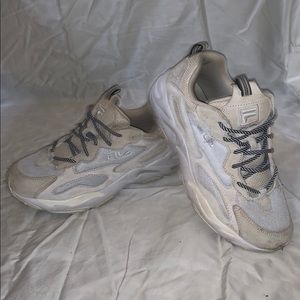 Women’s white Fila sneaker